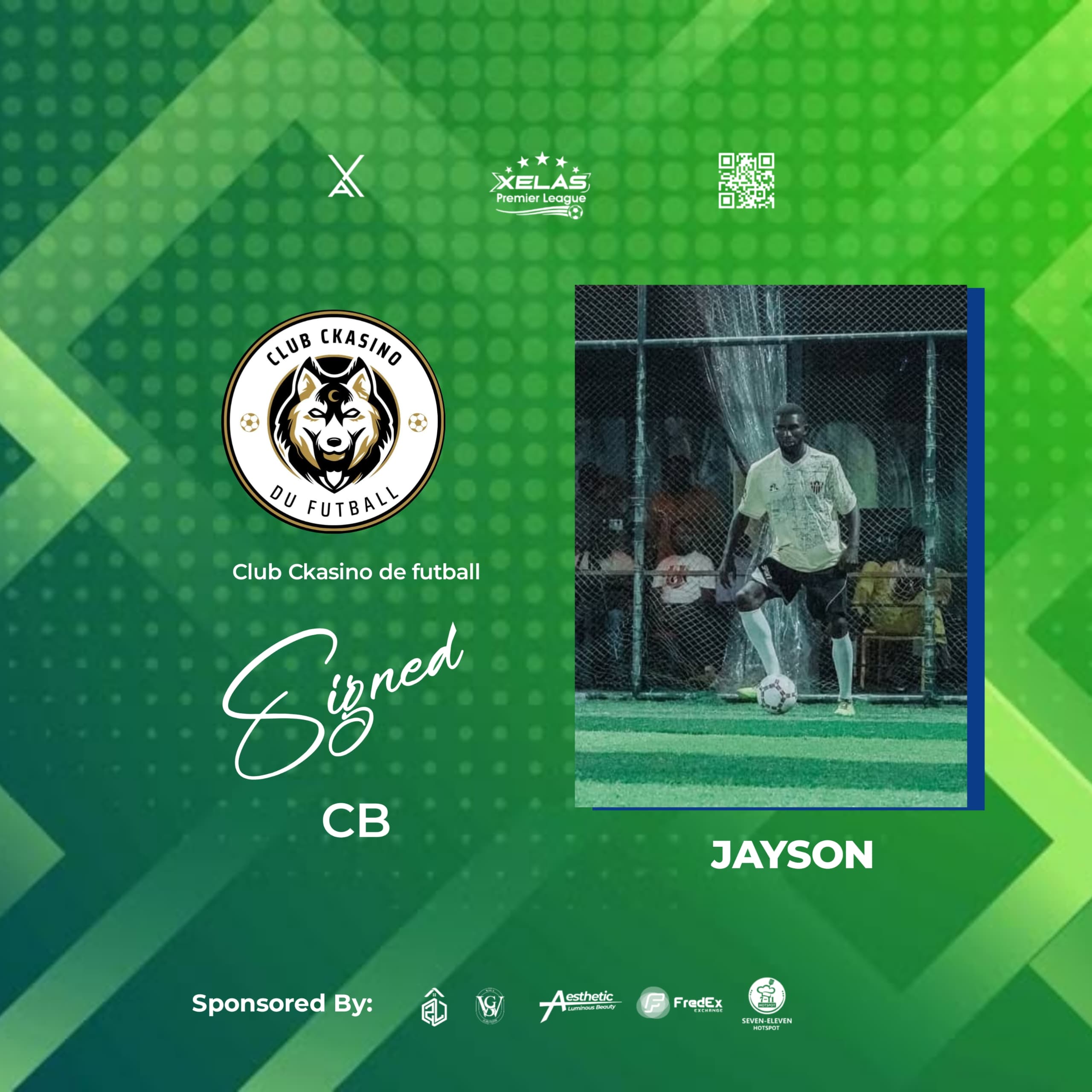 🚨 OFFICIAL: JAYSON SIGNS FOR CLUB CKASINO DE FUTBAL! 🎰⚽