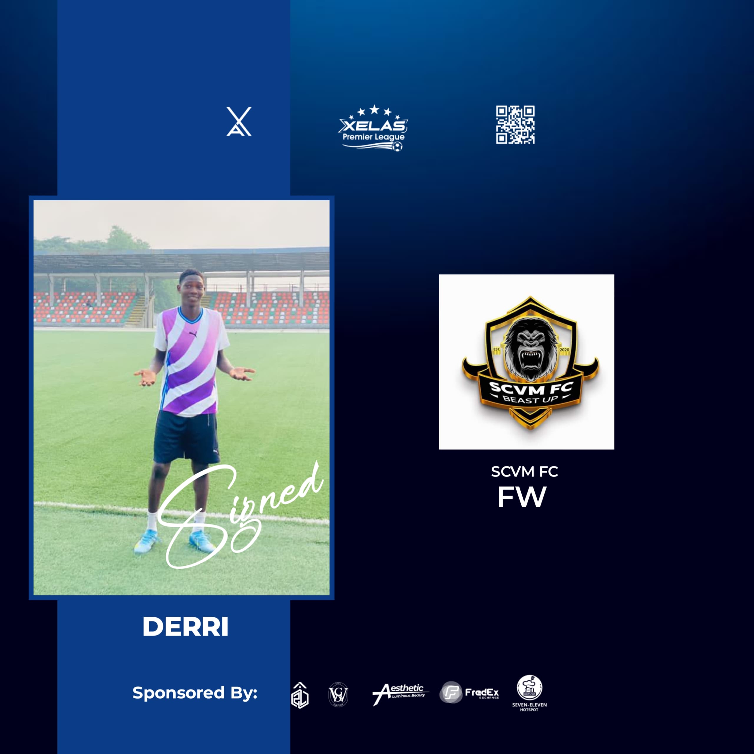 🔒 OFFICIAL: DERRI IS SCVM FC TILL SEASON’S END! 💥⚫⚪